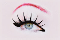 dagger lashes - likely makeup