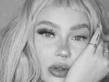 delicate lashes - likely makeup
