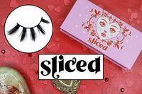 sliced lashes - likely makeup